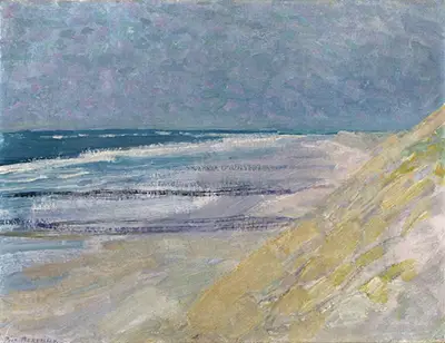 Beach with Three or Four Piers at Domburg Piet Mondrian